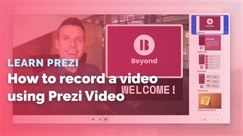 How To Record A Video Using Prezi Video Youtube