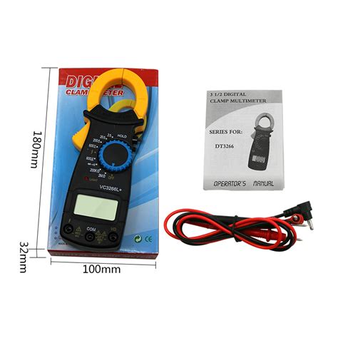 Portable Lcd Digital Clamp Meters Multimeter With Grandado