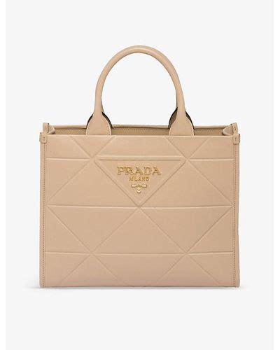 Natural Prada Tote Bags For Women Lyst Page 2