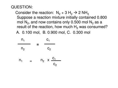 Question Consider The Reaction N H Nh Suppose A Reaction