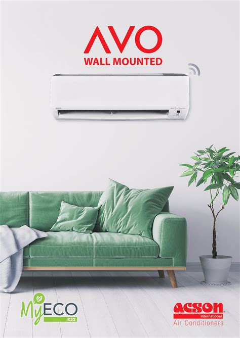 AVO Non Inverter 2 5HP Air Conditioner R32 Acson Online Store