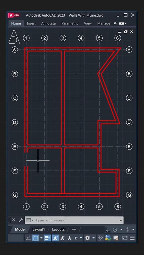 Autocad Mline Comman For Create Walls Faster Autocad For Architecture