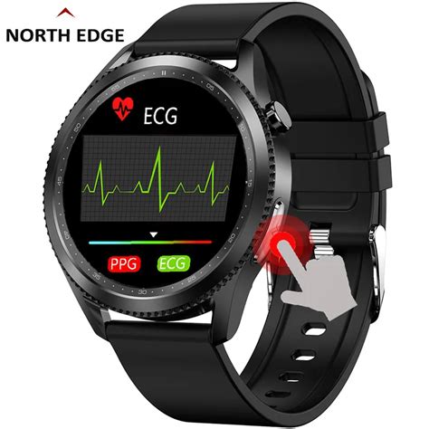 North Edge Rel Gio Inteligente Para Homens E Mulheres Ecg Medi O De