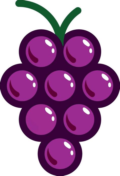 grape cluster images 24185522 Vector Art at Vecteezy