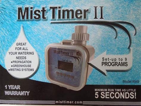 549 Mist Timer Ii Completely Programmable And Times In Seconds