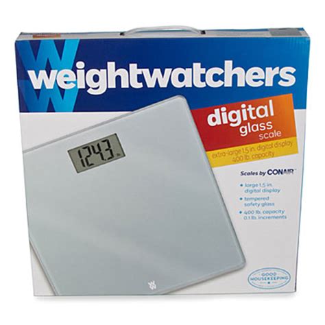 Weight Watchers By Conair Glass Precision Electronic Scale Big Lots