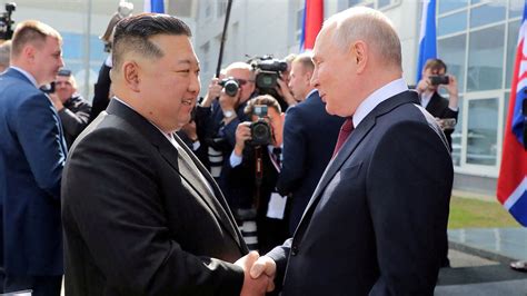 Kim And Putin Vow To Advance Ties On 75th Anniversary Of North Korea