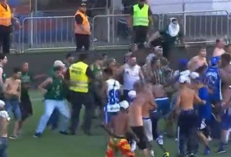 V Deo Torcedores Do Coritiba E Do Cruzeiro Entram Em Confronto No