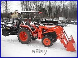 Kubota L3400 Loader 44 Snowblower Compact Tractor 89 Hours Mowers