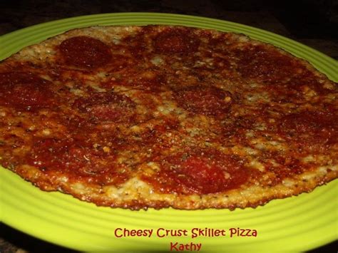 Cheesy Crust Skillet Pizza | Kathy's Kitchen