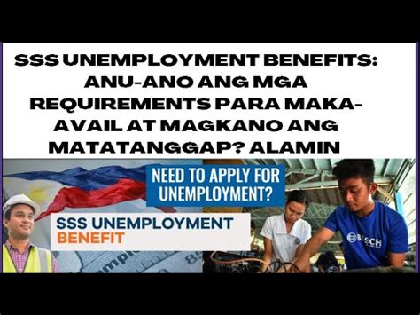 Sss Unemployment Benefits Anu Ano Ang Mga Requirements Para Maka Avail