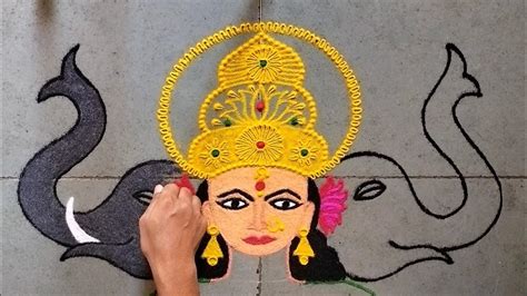 Lakshmi Poojan Rangoli Designs 🙏lakshmi Mata Rangolidiwali Special