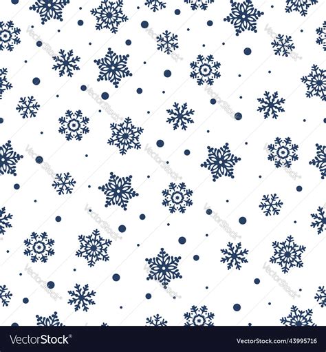 Snowflake pattern Royalty Free Vector Image - VectorStock