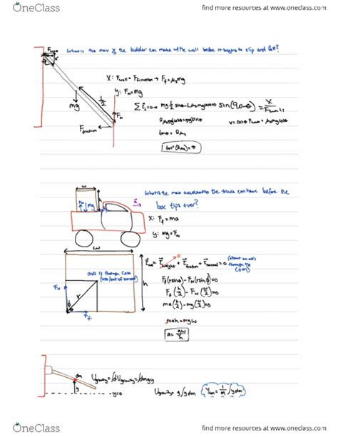 Phys 211 Quiz Rotational Statics Oneclass