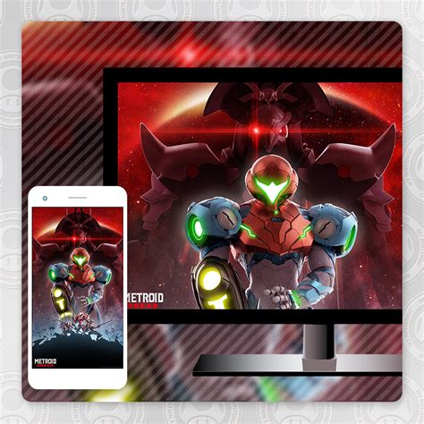 Metroid Dread Holographic Poster Set Reward Back In Stock My