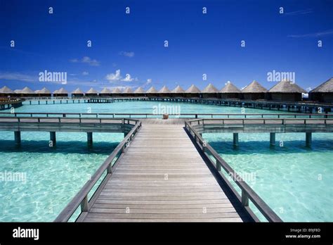 North Male Atoll Maldives Pont Mer Locations Installation Bungalows