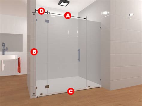 Inline Frameless Glass Shower Layout 15 Sizes Build