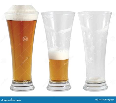 Drie Glazen Bier Stock Foto Image Of Gekoeld Bier Aardewerk