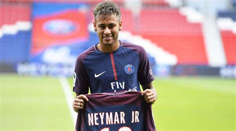 Neymar Jr Holding His Psg Jersey Neymar Jr Brazil And Psg 2022