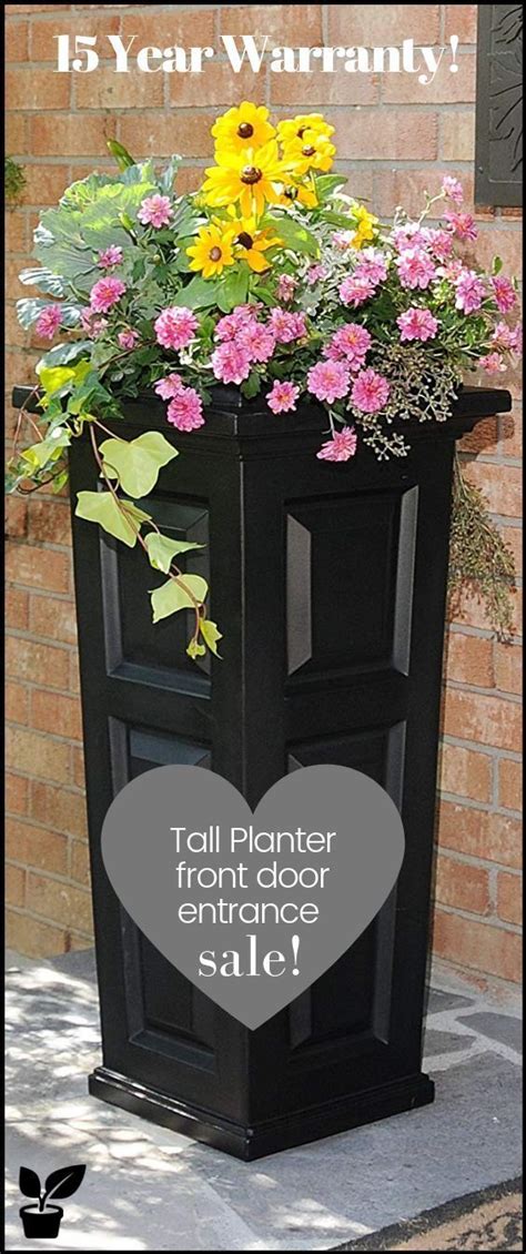 20 Tall Front Door Planters HomeDecorish