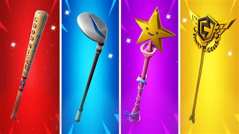 The Sweatiest Fortnite Pickaxe Of Each Color Youtube