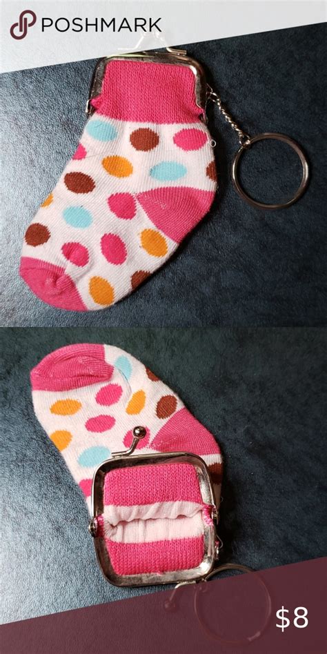 Mini Sock Coin Purse Keychain Coin Purse Keychain Coin Purse Purses