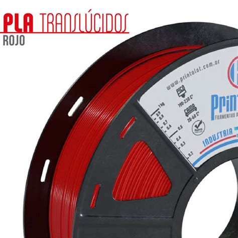 PLA Rojo Translúcido PrintaLot