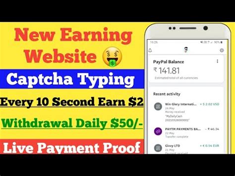 Captcha Best Earning Website Without Investment Free