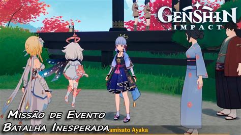 Missão de Evento Batalha Inesperada 1080p 60 fps GenshinImpact