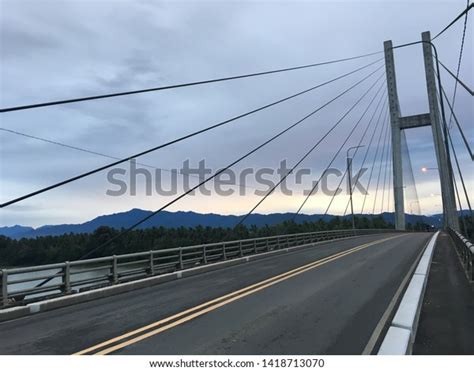 Macapagal Bridge Connecting Agusan River Butuan Stock Photo 1418713070 ...