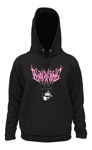 Kuromi Cute Buzo Canguro Unisex Aesthetic Goth Kawaii Tienda M45