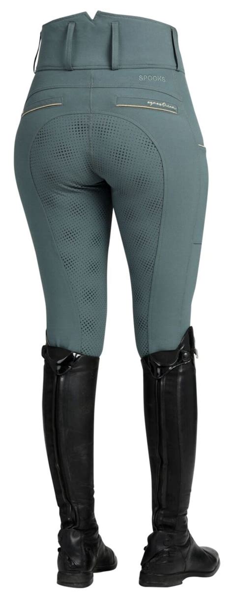 Annber Full Grip High Waist Breeches Dove Blue Spooks Riding