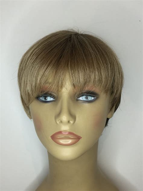 Rooted Blonde Short Wig Pplblss822 Wigbank