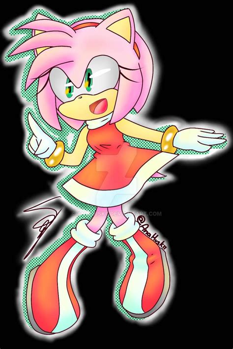 Amy Rose Sonic CD Aniversary by AnaHuskii on DeviantArt