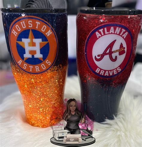 Houston Astros Glitter Tumbler Personalized Etsy