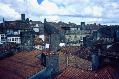 Tejados de Santiago de Compostela Galicia España 1982 Tumblr Pics