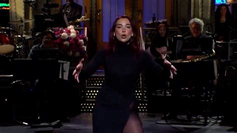 Dua Lipa Addresses Viral Meme About Her Dancing In Snl Monologue