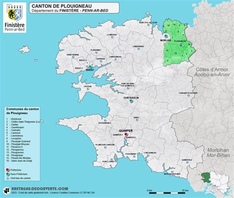 Le canton de Plouigneau Finistère Bretagne découverte