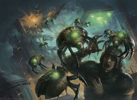 Canoptek Scarab Swarm Art By Alexey Kruglov K Gallery Warhammer