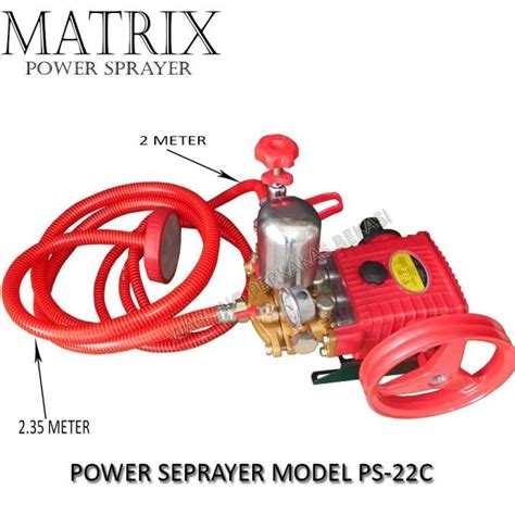 Jual Matrix Power Sprayer Kepala Mesin Cuci Steam Motor Set Model Ps22C