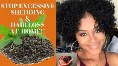 Stop Excessive Shedding Hair Loss At Home Green Tea Rinse Black Tea