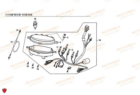 COMPTEUR pièces AZMOTORS neuves Pieces PEOPLE 50cc 2T BA10AG pièces