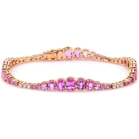 Pink Sapphire And Diamond Bracelet : r/ColorPink