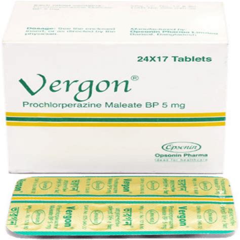 Vergon 5mg Tablet Opsonin Pharma EPharma Medicine