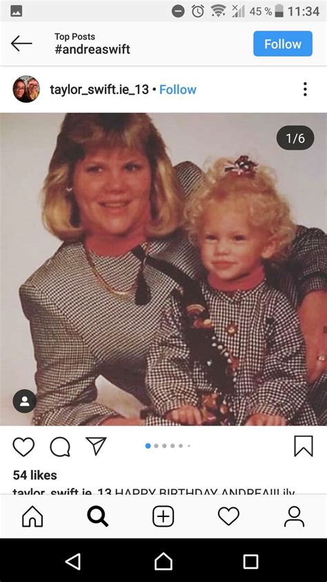 Baby taylor swift and her mother Andrea swift | Young taylor swift ...