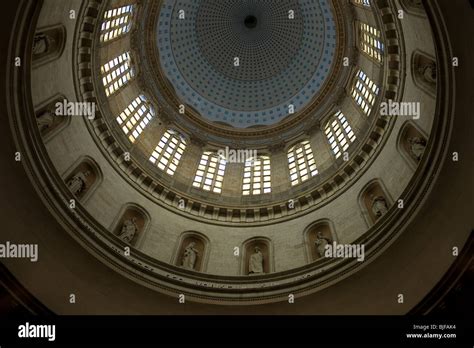 Domed Roof Of The Notre Dame Basilica In The French City Of Boulogne