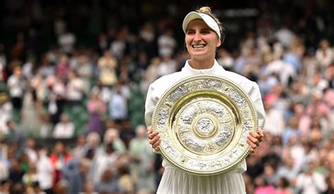 Wimbledon Marketa Vondrousova Defeats Ons Jabeur To Win Wimbledon