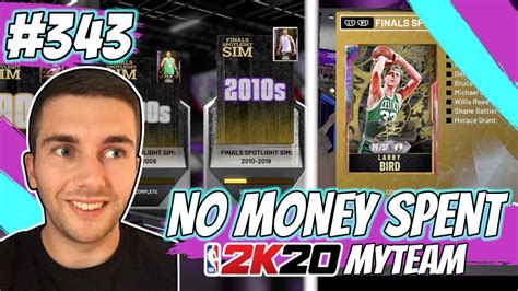 Nba K Myteam New Goat Galaxy Opal Larry Bird Finals Spotlight