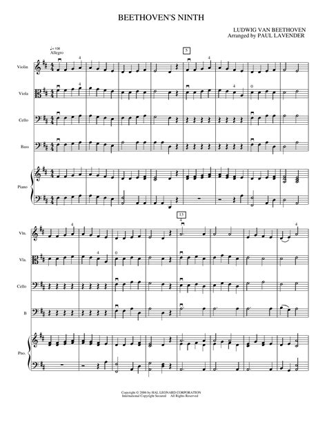 Beethovens Ninth Sheet Music By Ludwig Van Beethoven For Orchestra Noteflight