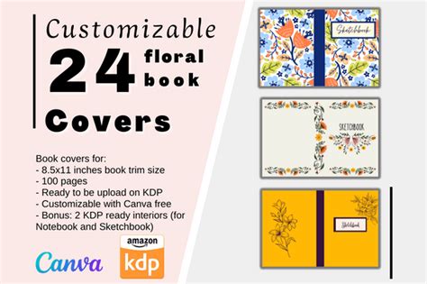 KDP Book Covers Canva Template Graphic By AestheticByNathalie